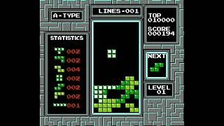 Playing Original Tetris on a NES EMULATOR (FCEUX)