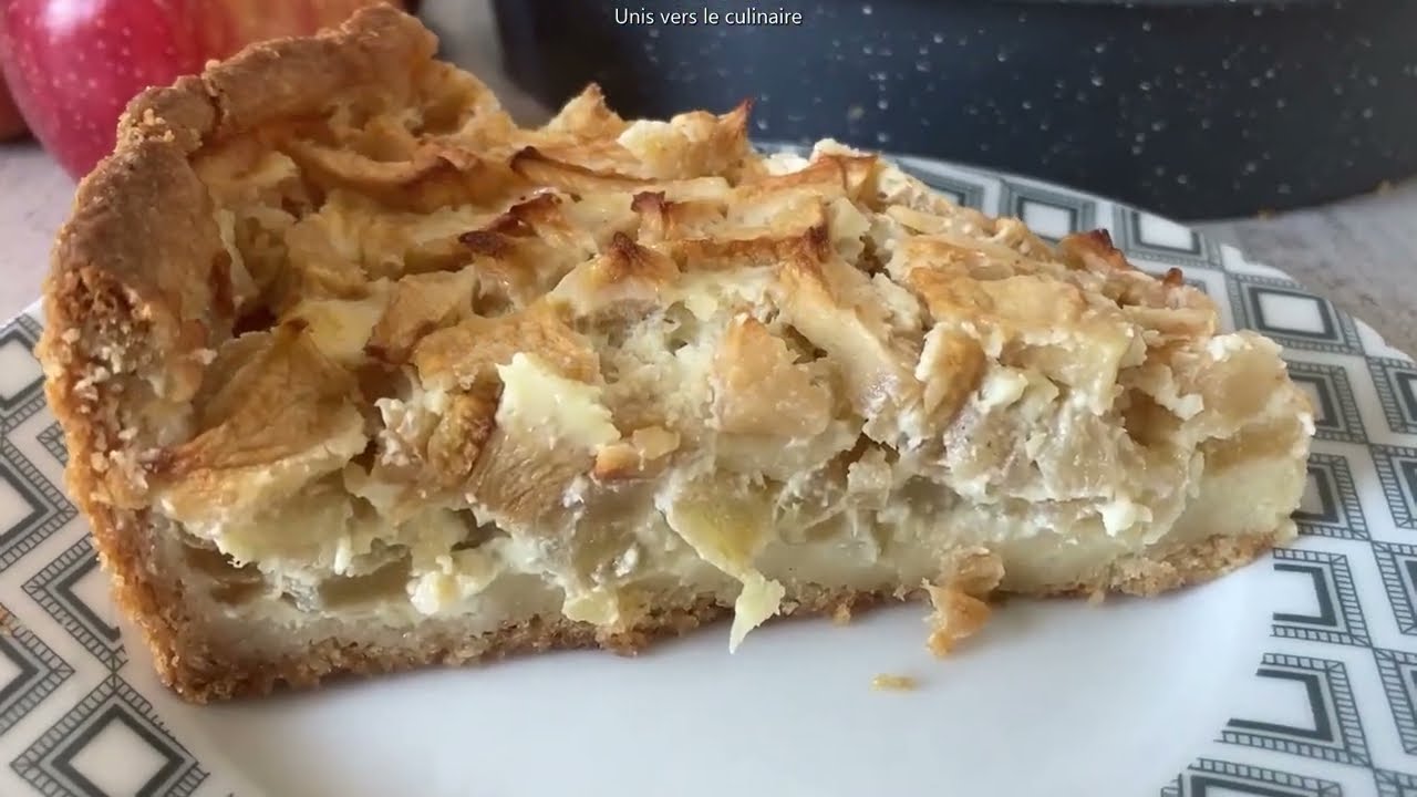 Tarte Normande aux pommes | Norman apple pie