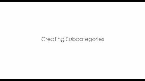 Magento 2 - How to Create & Populate Subcategories