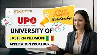 University of Eastern Piedmont Admission| Step-by-Step Application Guide for International Students.
