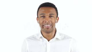 Black Man Online Video Chat | Stock Footage screenshot 5