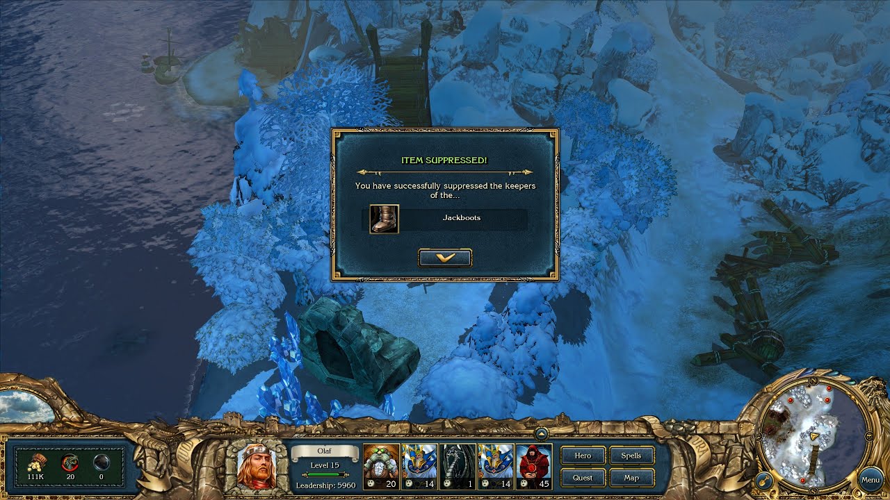 Let’s Play King’s Bounty: Warriors of the North - Ice and Fire Part 23 | Suppressing Items