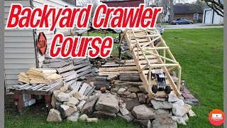 Redcat Danche Ridge Rock back yard crawler course