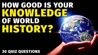 History You Should Know - 30 Questions That Will Test Your Brain Power (History Trivia Quiz) by Detormentis 12,621 views 7 days ago 8 minutes, 56 seconds