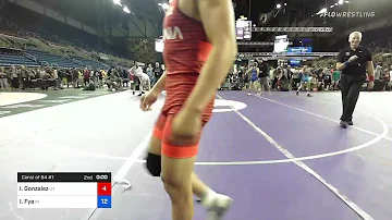 120 Lbs Consi Of 64 #1 - Israel Gonzalez, Utah Vs Isaiah Fye, Indiana Db73