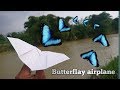 Membuat kupu - kupu yang bisa terbang jauh, origami Kupu - kupu, origami pesawat terbang, origami