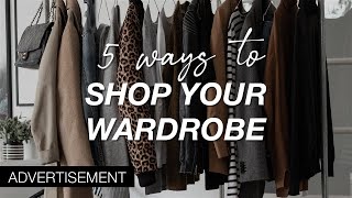 5 ways to shop your own wardrobe this autumn | Autumn capsule wardrobe