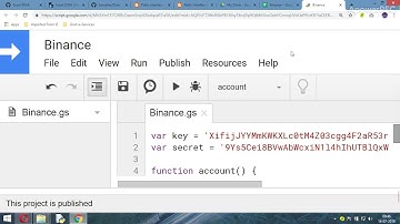 Binance Exchange API Integration on Google Sheet using Google Script