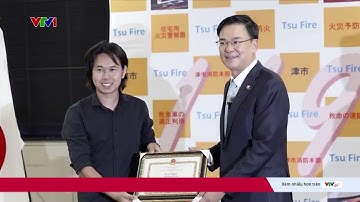 Nhật Bản khen thưởng 2 thanh niên Việt Nam vì cứu người  | VTV24