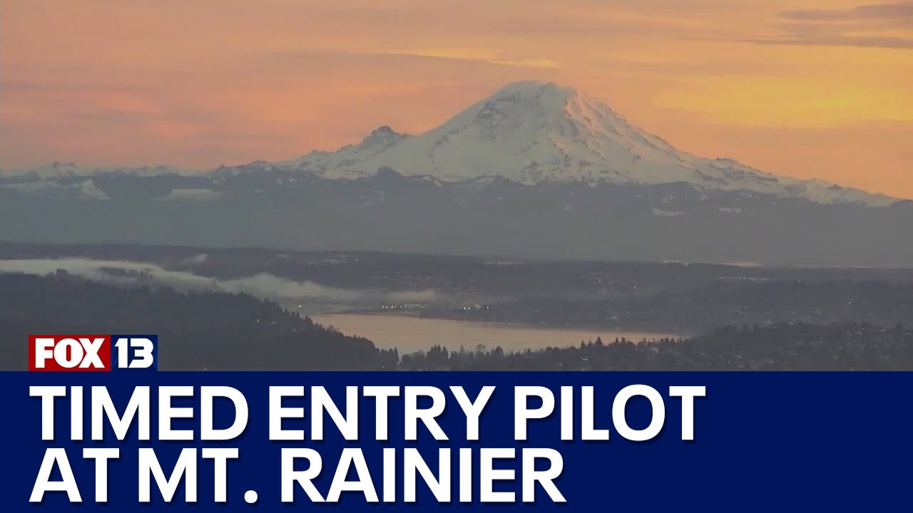 Mount Rainier to test out timed reservation system | FOX 13 Seattle