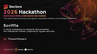 Details Scriffle (Teaser) - Sectors Hackathon 2026 Guide