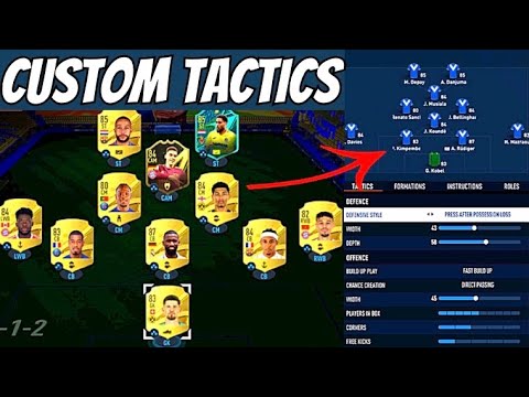 HOW TO CHANGE YOUR CUSTOM TACTICS & IN-GAME FORMATION ON FIFA 23