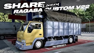Share livery&PPL || mod bussid truck ragasa custom V22 bemper R25 style Malang
