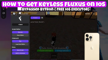 How to get KEYLESS FLUXUS ON IOS ROBLOX EXECUTOR ON IOS TUTORIAL (BYPASSED BYFRON) iPhone iPad free
