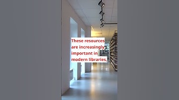 What are library electronic resources?