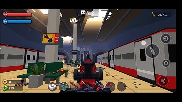 Pixel combat : zombies strike gameplay ll mod apk unlimited money