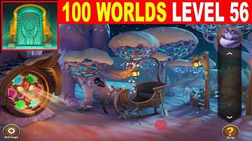 100 Worlds LEVEL 56 Walkthrough - Escape Room Game 100 Worlds Guide