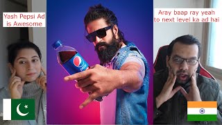 Pakistani Couple Reacts To Rocking Star Yash Pepsi Ad | Yash new look video | Yash 19 | Ad new Era