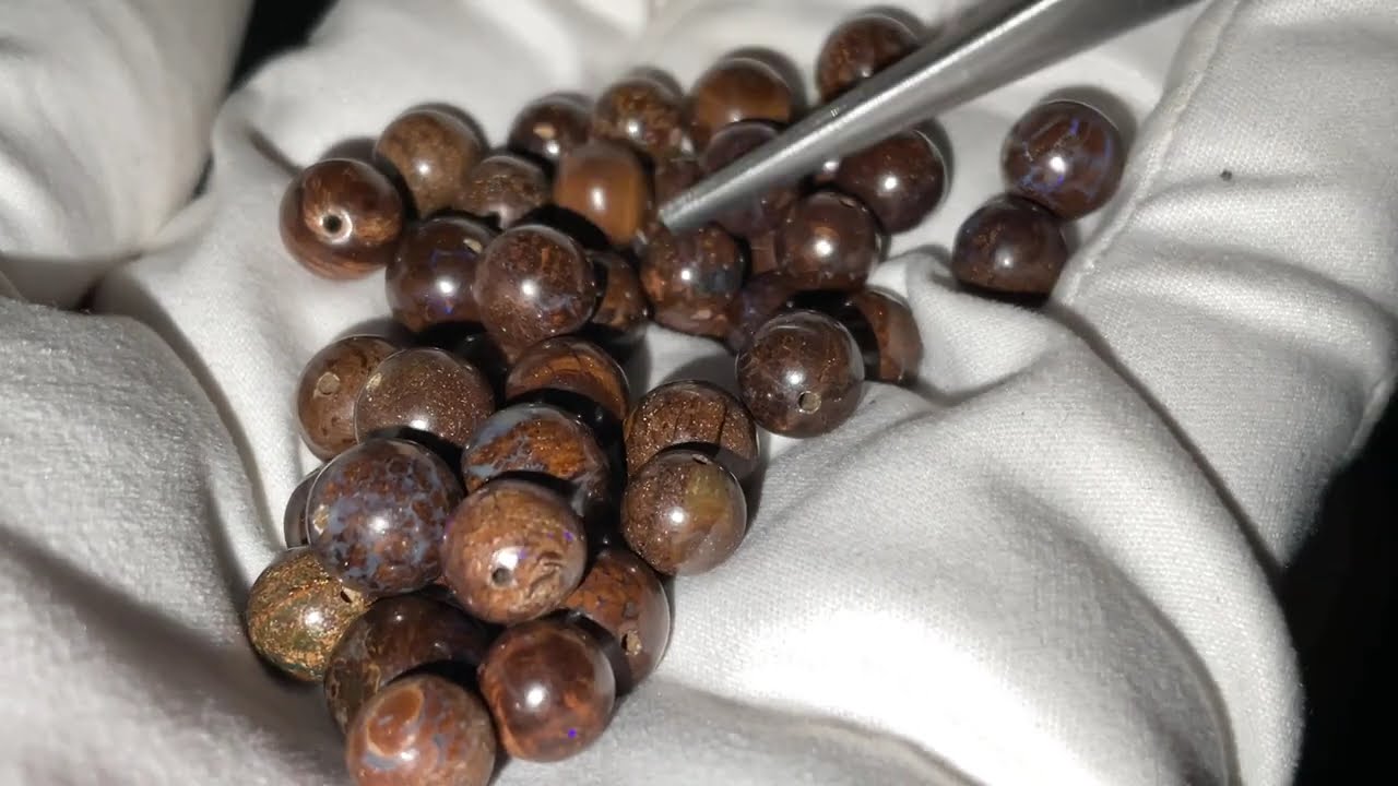 Australian Boulder Opal Beads ( B1037)