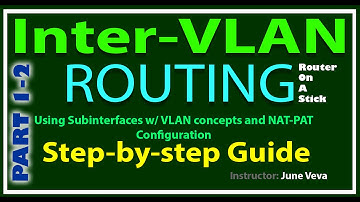 Inter-VLAN Routing Using Subinterfaces with VLAN Concepts and NAT-PAT Configuration -PART 1-2