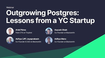 Outgrowing Postgres: Lessons from a YC Startup