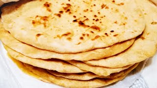 خبز الروتي الهندي بالزبادي بدون خميرة/ Indian roti yogurt bread