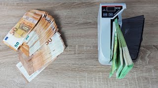 Kleine Geldzählmaschine für Unterwegs! - Zählt Scheine schnell! | Experiment mit Spass screenshot 4