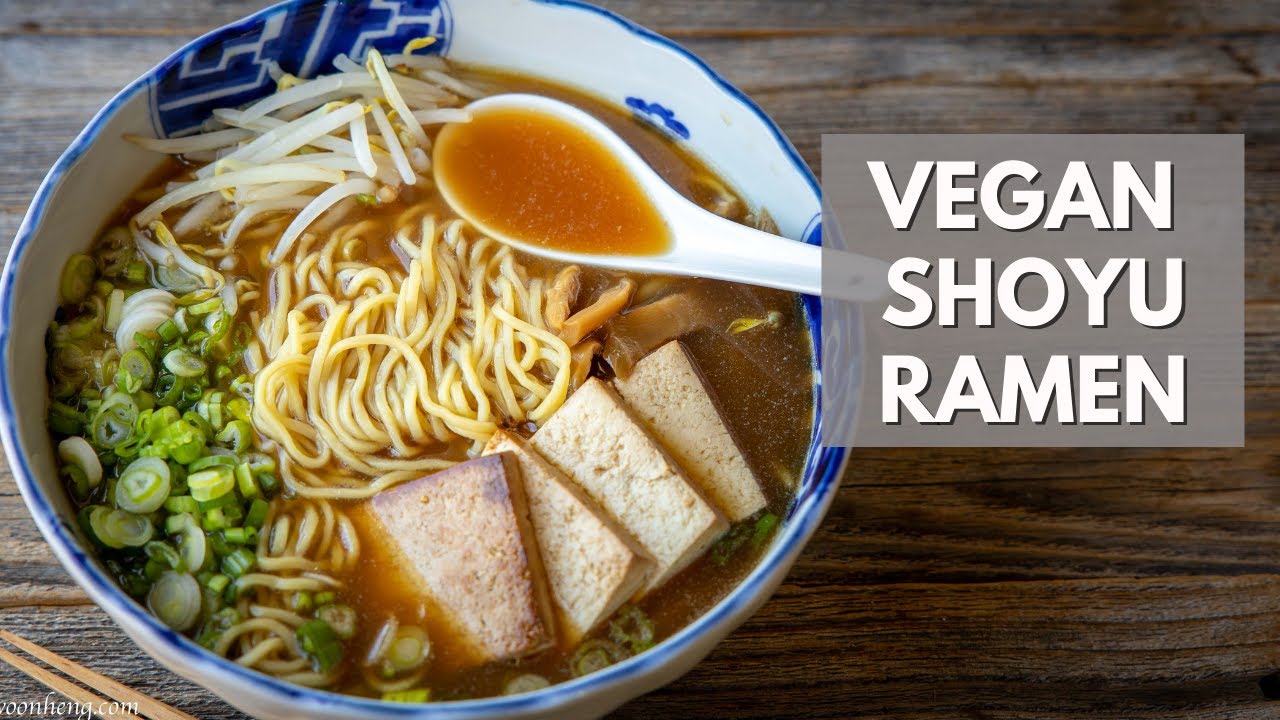Aktiver Nuværende kit You need a bowl of this slurplicious Vegan Shoyu Ramen - silky broth,  flavorful tare! - YouTube