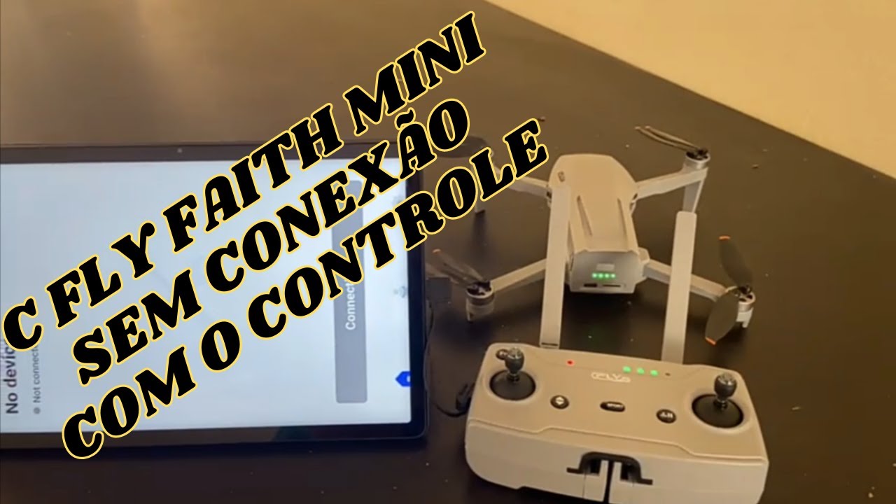 C Fly Faith Mini não tá fazendo conexão com o controle | Drone C Fly Faith sem conexão | Ajuda aí