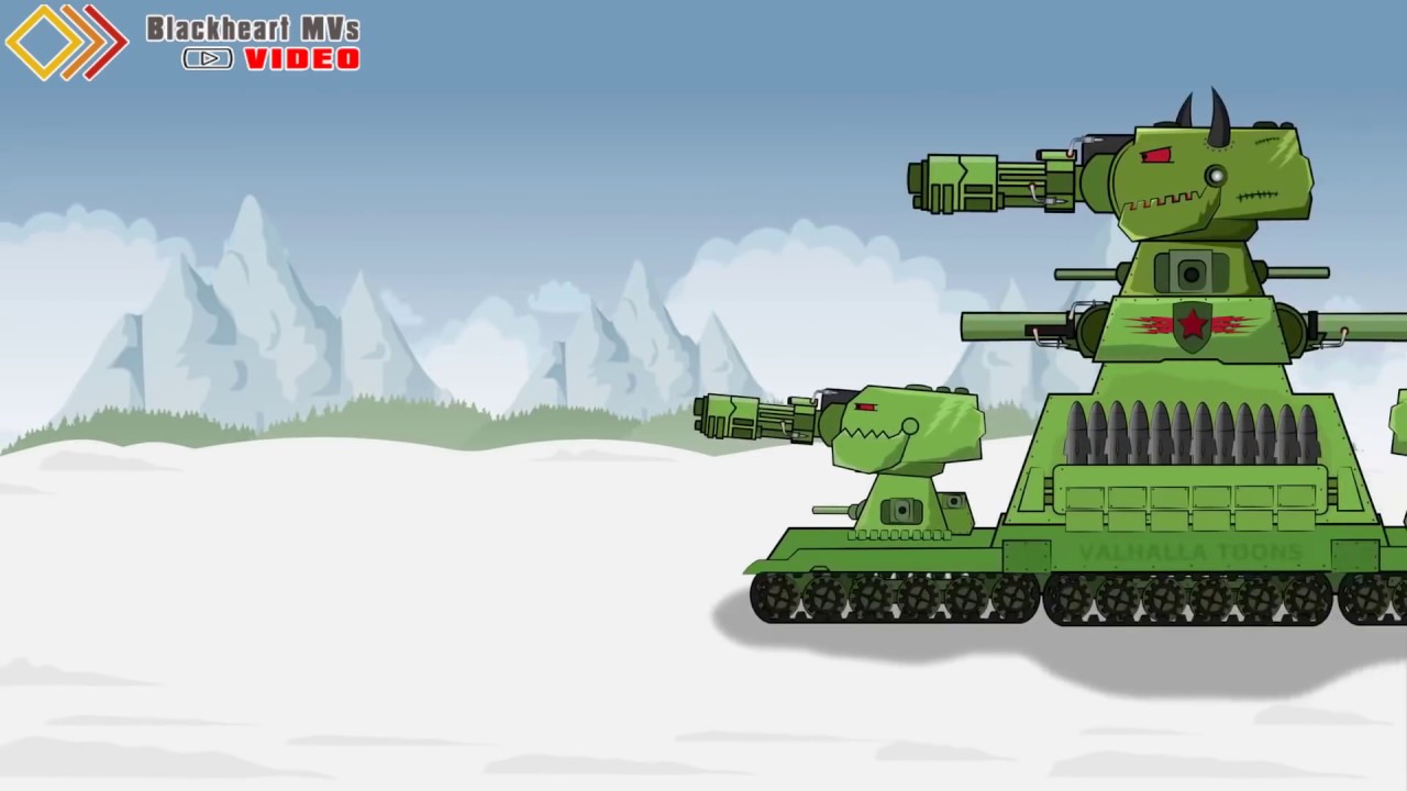 Tank Cartoon | Monster Tanks Animation (#2) | BlackheartMvs - YouTube