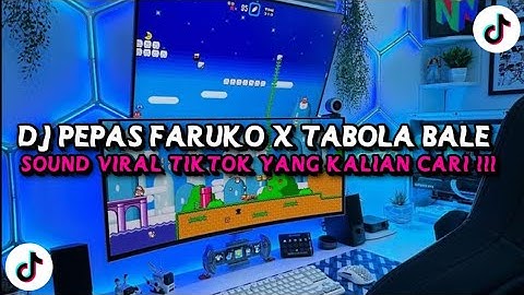 DJ PEPAS FARRUKO X TABOLA BALE STYLE CANDU SOUND VIRAL FYP TIKTOK TERBARU 2025!