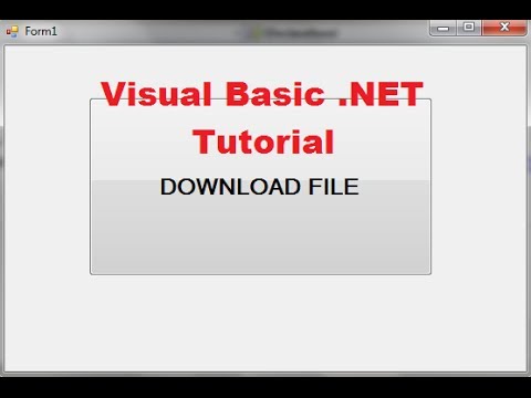 Visual Basic .NET Tutorial 37 - How to Download a File in VB.NET