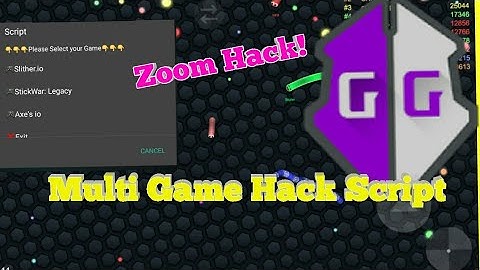 How to hack Slither.io and many more game using Multi Game Hack script GameGuardian lua Script 2020