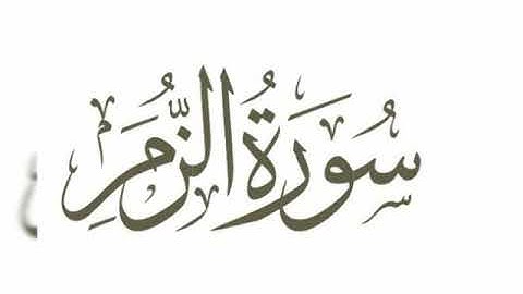 مقطع رائع من سورة الزمر للشيخ أمين عرفه