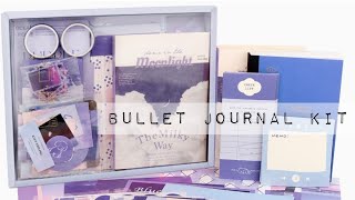 Unboxing Bullet Journal kit || Purple  Theme journal kit screenshot 2