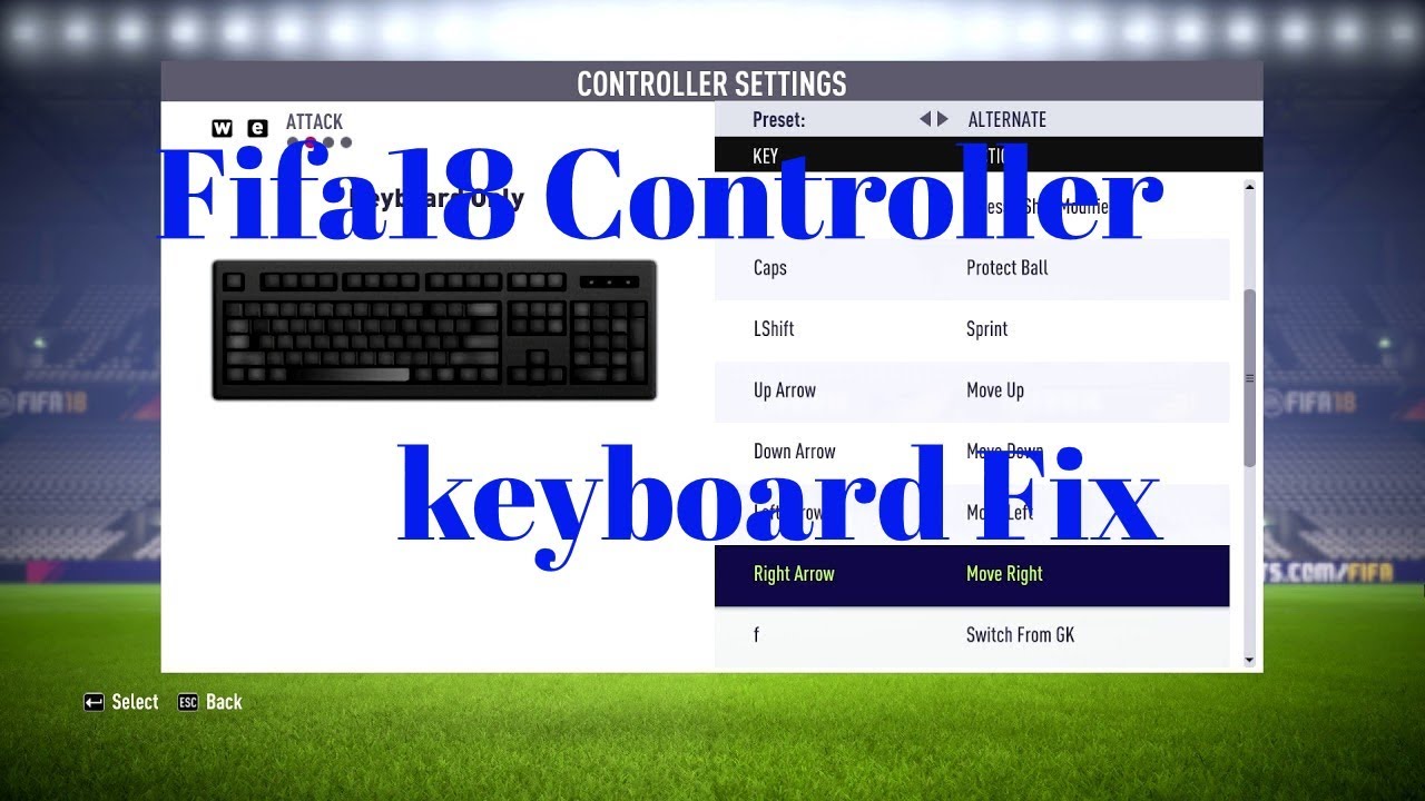 FIFA 19 на клавиатуре. FIFA Controller Fix. ФИФА 19 на клавиатуре.