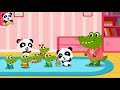 Five Little Crocodiles Like Lollipops | Farm Animals | Nursery Rhymes | Kids Songs | BabyBus