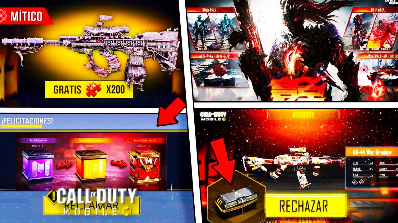 NOVA ARMA MITICA GRATIS! PRIMEIRA ATAULIZACAO DO ANO, ARMA ELITE E PERSONAGEM MITICO NO CODM