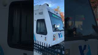 Santa Clara VTA LRV #948 and #944 on Green Line Departing Diridon Station #shorts