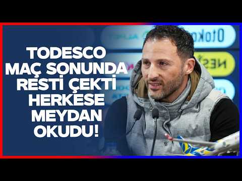 Fenerbahçe Teknik Patronu Todesco Gaziantep Maçı Sonrası Herkese Meydan Okudu!