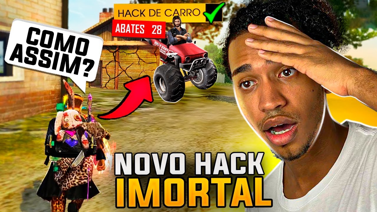 ENCONTREI UM HACK NO FREE FIRE E FIZ AMIZADE COM ELE! 😵 - YouTube