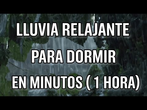 Lluvia para dormir en 10 minutos 🌙 Relájate y duerme profundamente ...