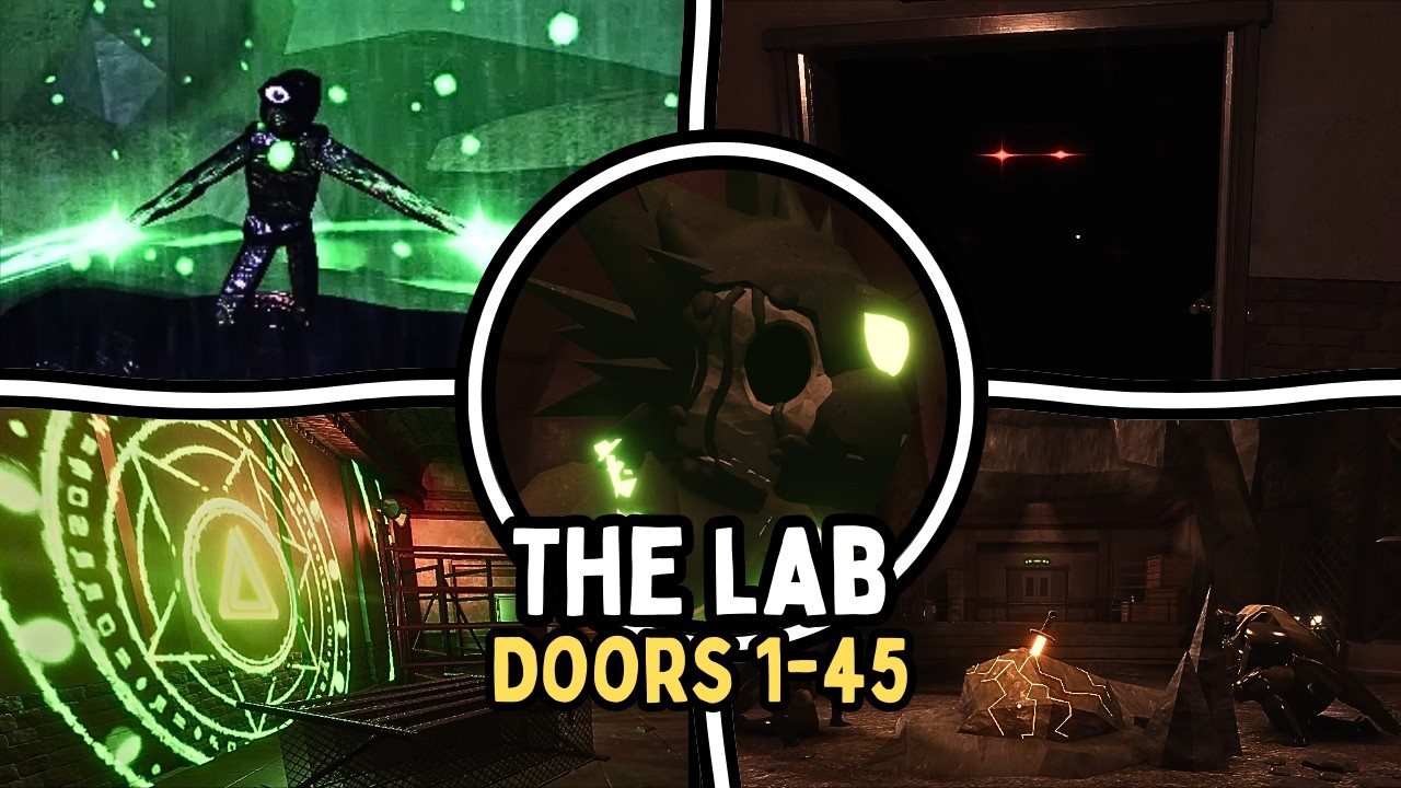 Roblox Paradox - The Lab (Doors 1-45) - [FULL WALKTHROUGH] - YouTube
