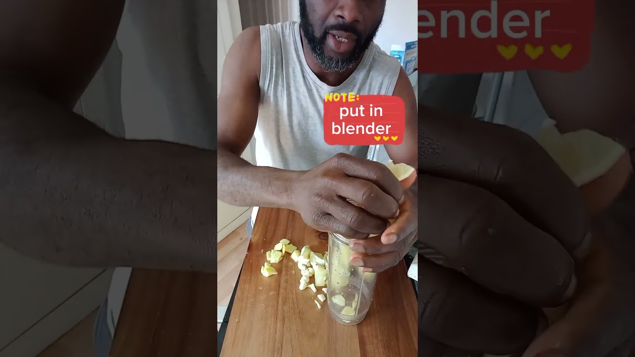 сок-убийца жира, имбирь, чеснок и лимон