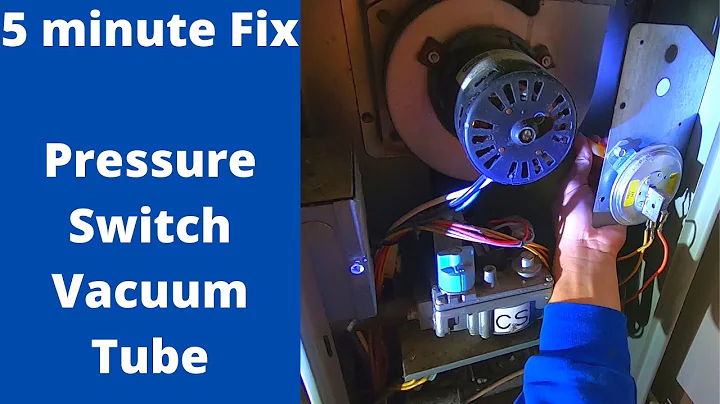 pressure switch vacuum tube EASY FIX furnace error code