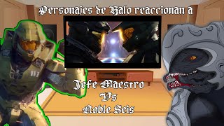 Personajes de Halo Reaccionan a El Jefe maestro VS Noble Seis