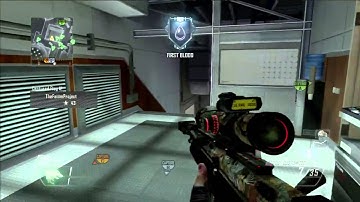 SICK CROSS MAP COMBAT AXE ON MELTDOWN!! (Black Ops 2)