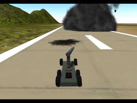 Experiment of Big Canon Simple Planes SimplePlanes - YouTube