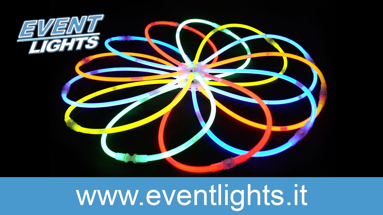 SESENZA 200 Braccialetti Luminosi più 226 connettori | Starlight