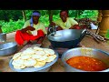 NAAN PARATHA & DUM Recipe | Village Style Naan Rooti & Potato Curry Recipe | Village Cooking